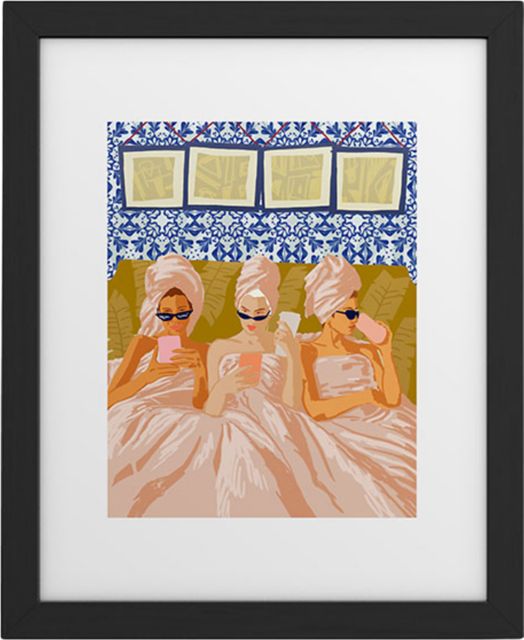 Ladies Only Club by 83 Oranges Framed Art Print Modern Black