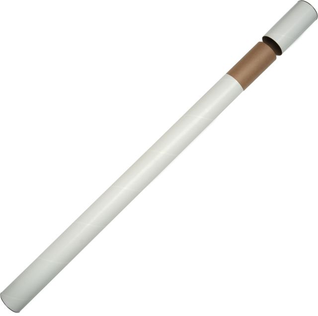 MAILING TUBE WHITE LAMINATED 3X43