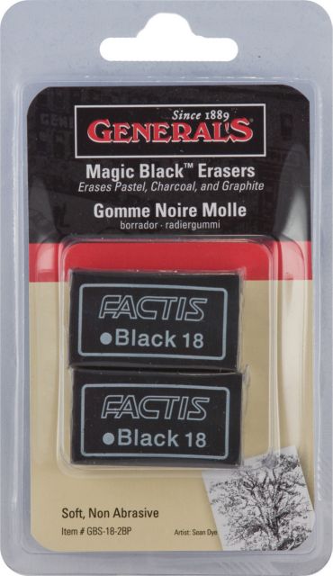 ERASER BLACK MAGIC 2 PACK