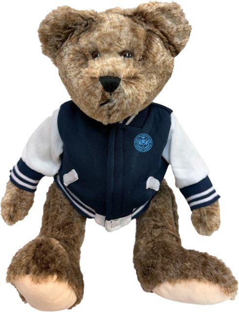 Bow Valley College 12" Bear Plush with Varsity Jacket