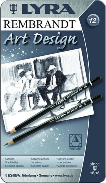 Lyra Art Design Graphite Pencil Box 12 Piece