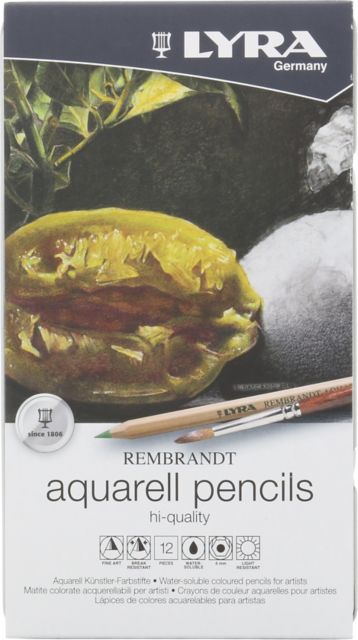 REMBRANDT AQUARELL PENCIL 12COLOR SET