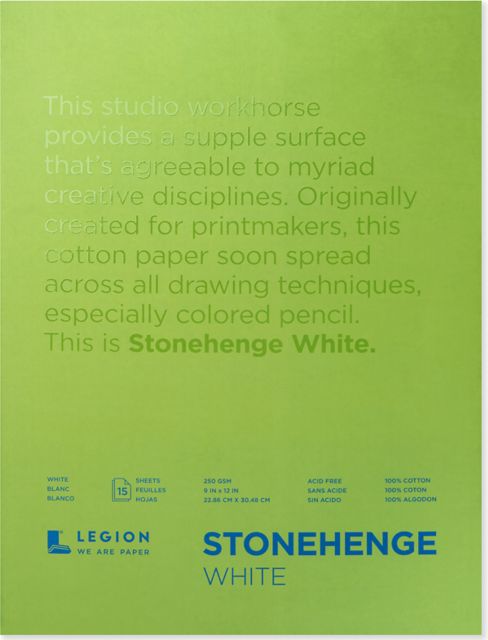 STONEHENGE DRAWING PAD   9X12