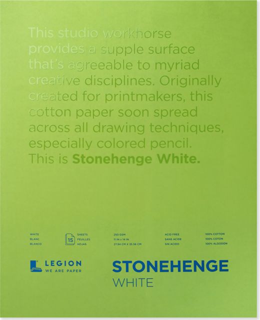 STONEHENGE DRAWING PAD 11X14