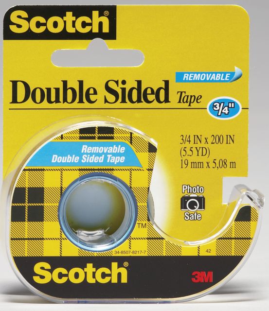 Double Stick Removable Tape 3/4X200