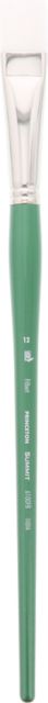SUMMIT WHITE SYNTHETIC BRISTLE FILBERT 12 LONG HANDLE