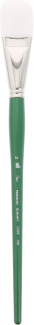 SUMMIT WHITE SYNTHETIC BRISTLE FILBERT 16 LONG HANDLE