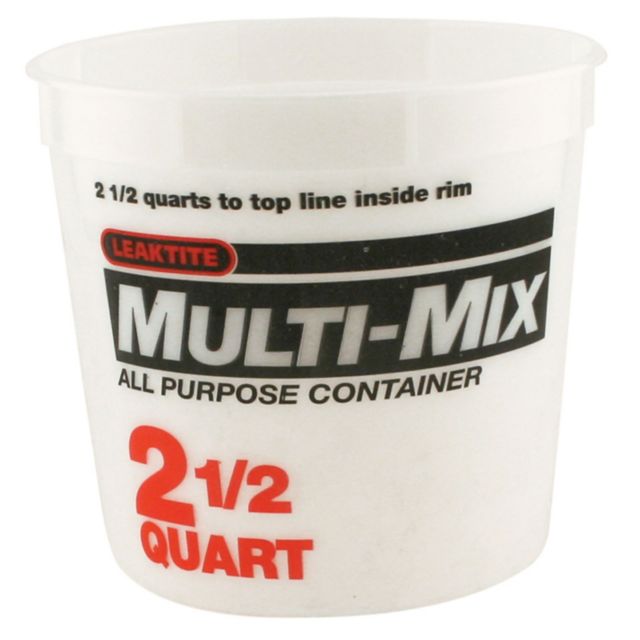 MULTI-MIX PLASTIC TUB 2.5 QUART