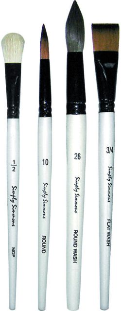 Simply Simmons Flat Wash 1/2 Inch Brush