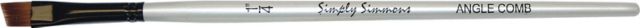 SIMPLY SIMMONS BRUSH ANGLE COMB 1/4