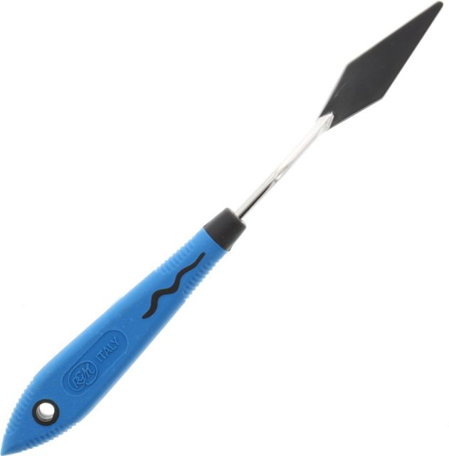 PAINTING KNIFE SOFT-HANDLE BLUE #045