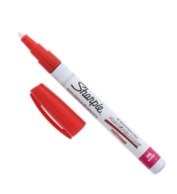 SHARPIE PAINT MARKER FINE RED