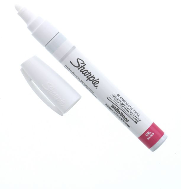 SHARPIE PAINT MARKER MEDIUM WHITE