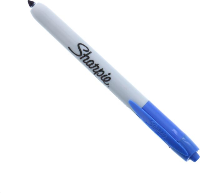 SHARPIE RETRACTABLE FINE BLUE