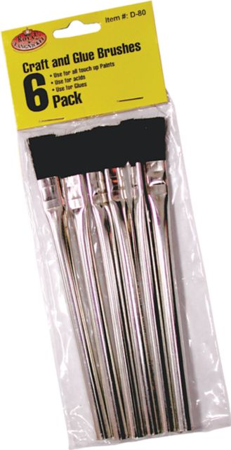 Acid And Glue Brush 6 Pack