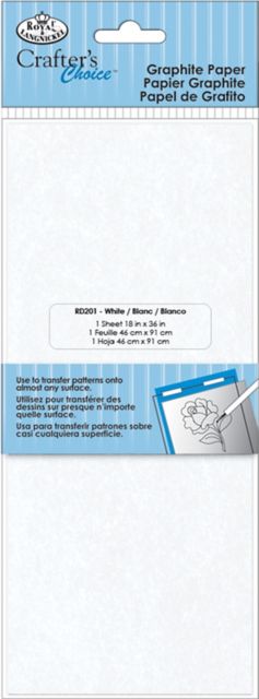 WHITE GRAPHITE PAPER 18x36