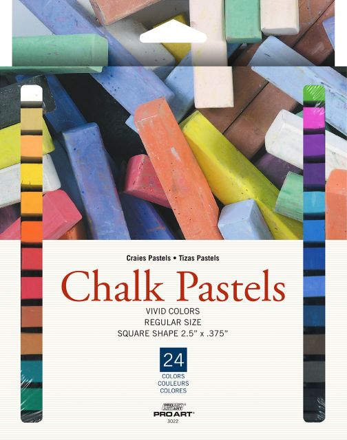 Pro Art Chalk Pastel Set 24 Color