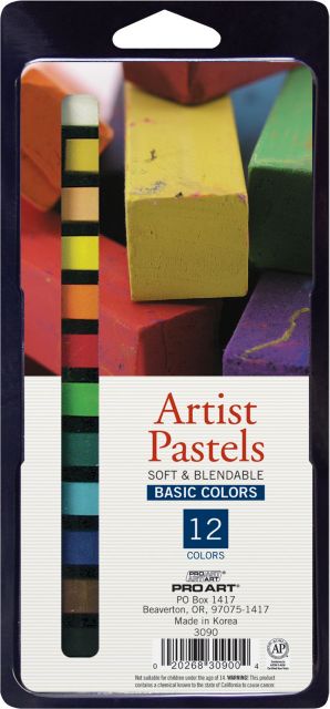 Pro Art Chalk Pastel 12 Color