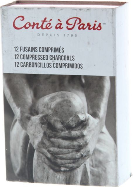 Charcoal Compressed Round 3B