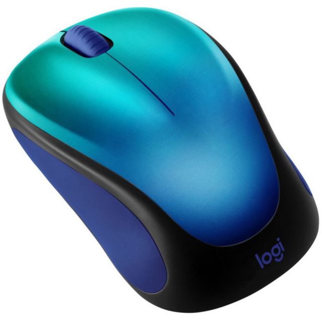 LOGITECH WIRELESS MOUSE-BLUE AURORA