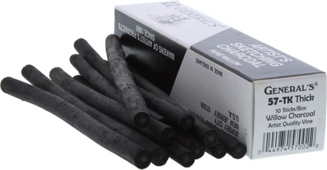 CHARCOAL THICK WILLOW 10/BX - 044974570022