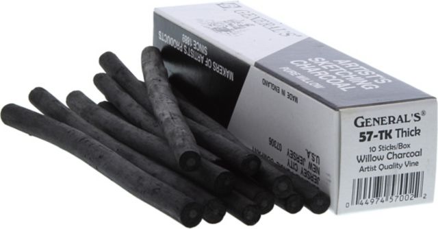 CHARCOAL THICK WILLOW 10/BOX