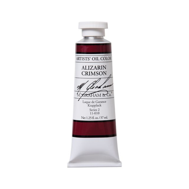 M. Graham Alizarin Crimson 1.25-ounce Artists Oil Color