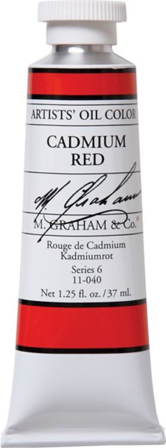 M. Graham Cadmium Red 1.25 oz. Artists Oil Color