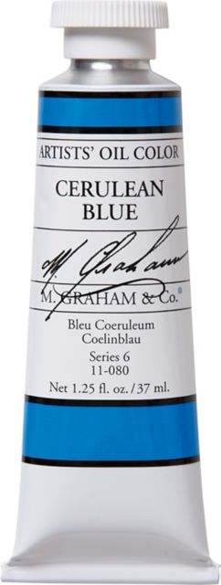 M. Graham Cerulean Blue 1.25-ounce Artists Oil Color