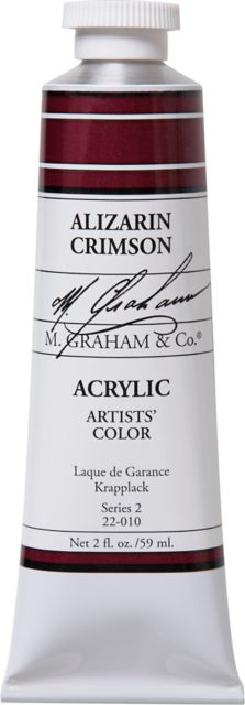 M. Graham Alizarin Crimson 2 fl. oz. (60 ml) Artists Acrylic