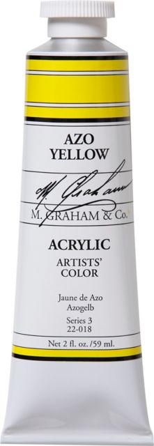 M Graham 60ml Tube Acrylic Azo Yellow