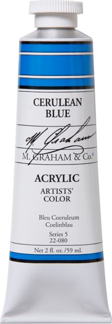 M. Graham Cerulean Blue 2 fl. oz. (60 ml) Artists Acrylic