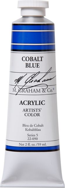 M. Graham Cobalt Blue 2-fluid ounce (60 ml) Artists Acrylic