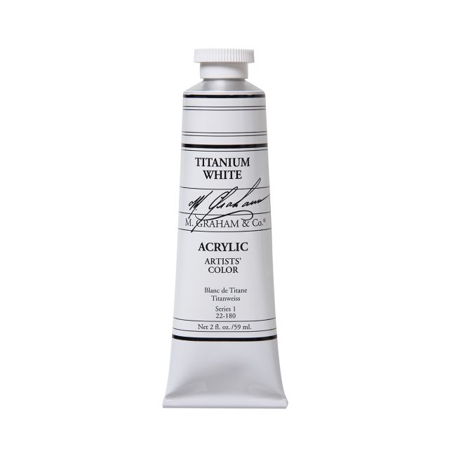 M Graham Titanium White 150ml Tube Acrylic