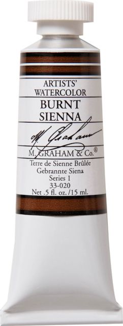 M. Graham Burnt Sienna 0.5 oz (15 ml) Artists Watercolor