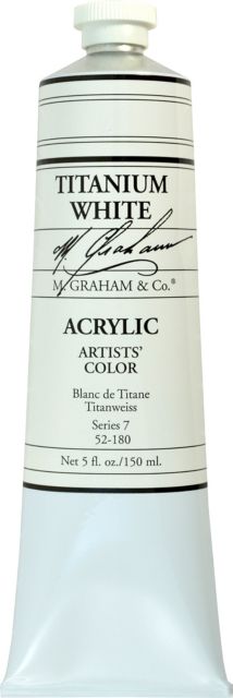 M. Graham Titanium White 5-fluid ounce (150 ml) Artists Acrylic
