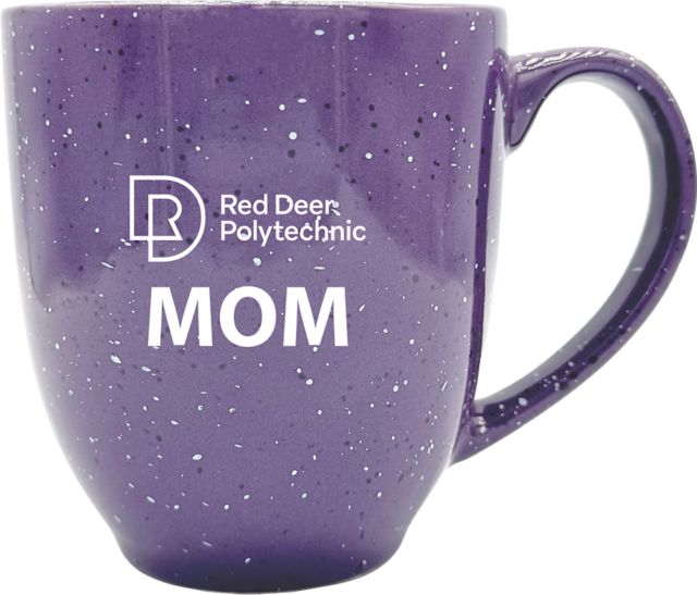 Red Deer Polytechnic Mom 16 oz. Speckled Mug