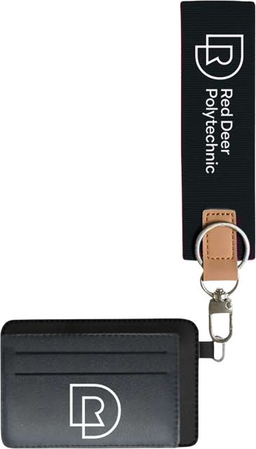 Red Deer Polytechnic ID Holder with Keychain