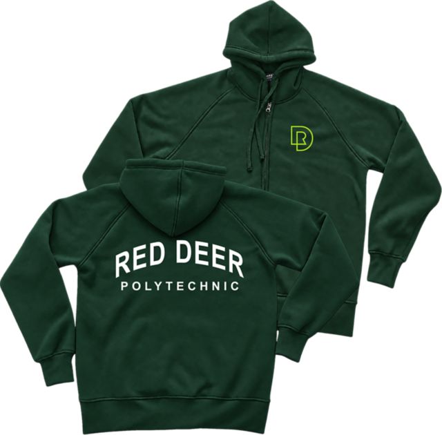Red Deer Polytechnic Full Zip Hooded Sweatshirt