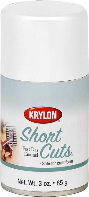 SHORT CUTS SPRAY PAINT 3OZ FLAT WHITE