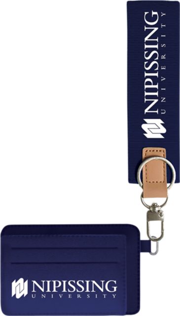 Nipissing University ID Holder with Keychain
