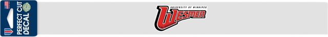 University of Winnipeg Wesmen 2x17 Decal