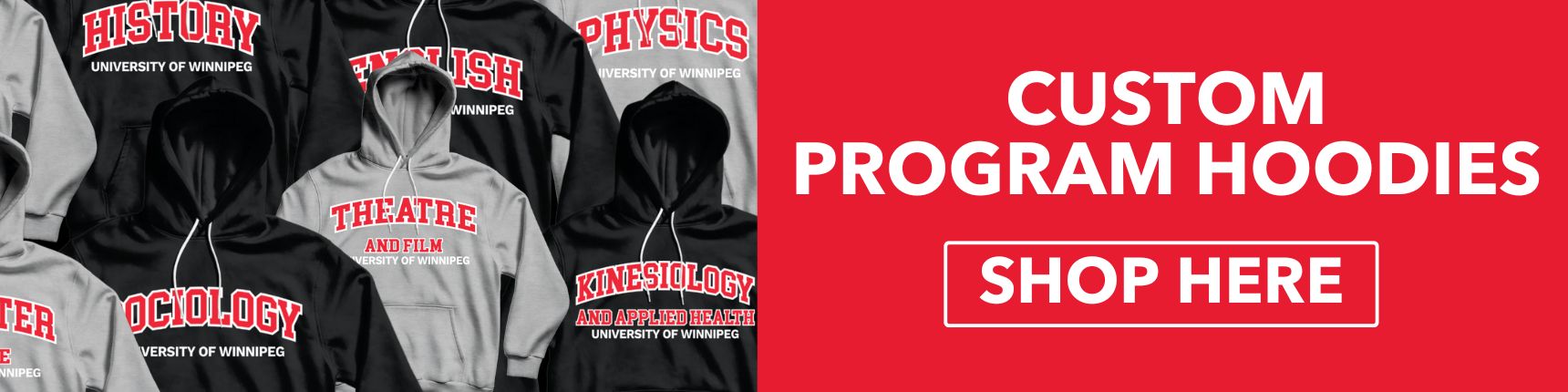 Custom Program Hoodies. Shop Now. 