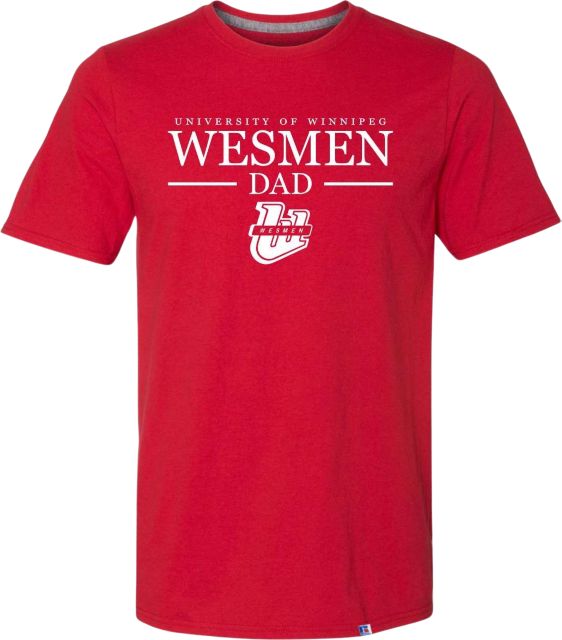 University of Winnipeg Wesmen Dad Short Sleeve T-Shirt