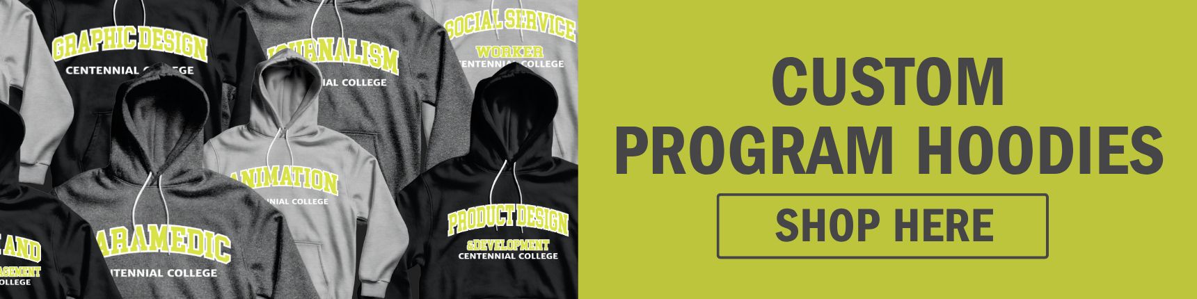Custom Program Hoodies. Shop Now. 