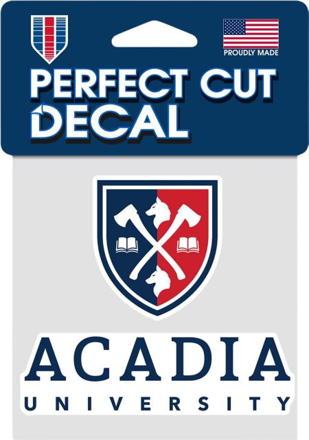 Acadia University 4'' x 4'' Decal
