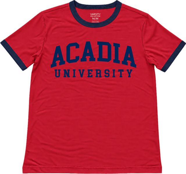 Acadia University Women's Ringer Short Sleeve T-Shirt