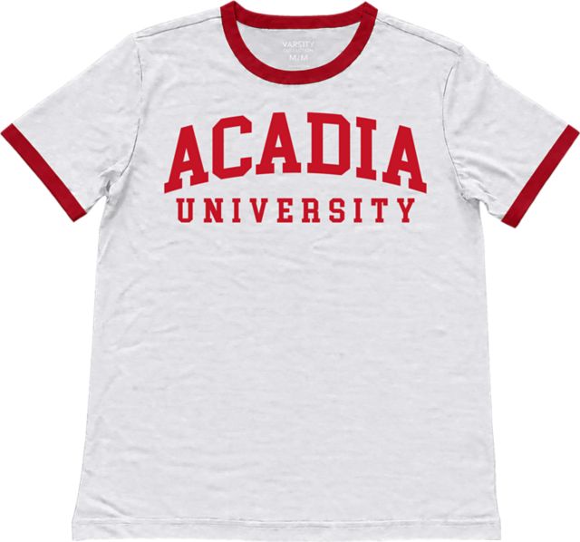 Acadia University Women's Ringer Short Sleeve T-Shirt
