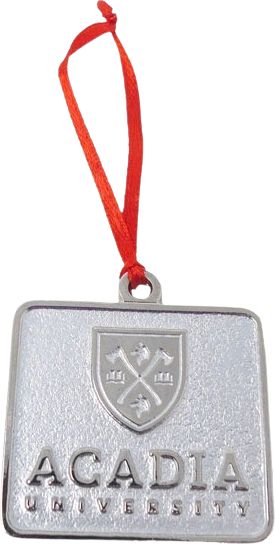 Acadia University Cast Metal Ornament