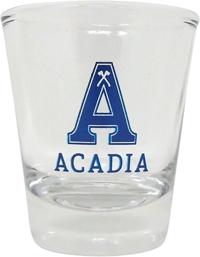 Acadia University 1.75 oz. Collector's Glass